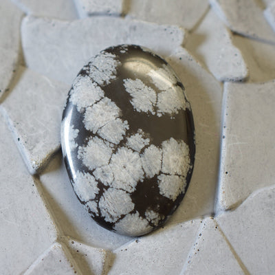 Snowflake Obsidian - Cabochon