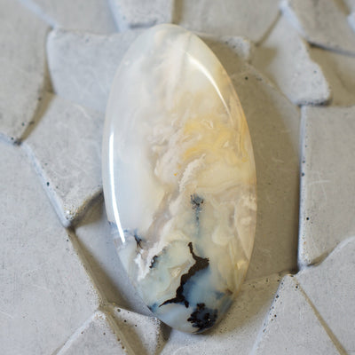 Dendritic Cloud Agate - Cabochon *Exceptional*