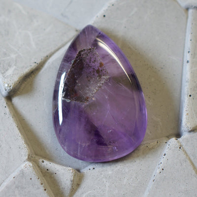 *Snowflake* Amethyst Crystal - Cabochon