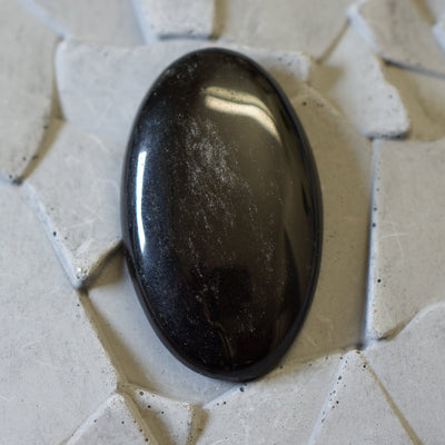 Black Tourmaline - Cabochon