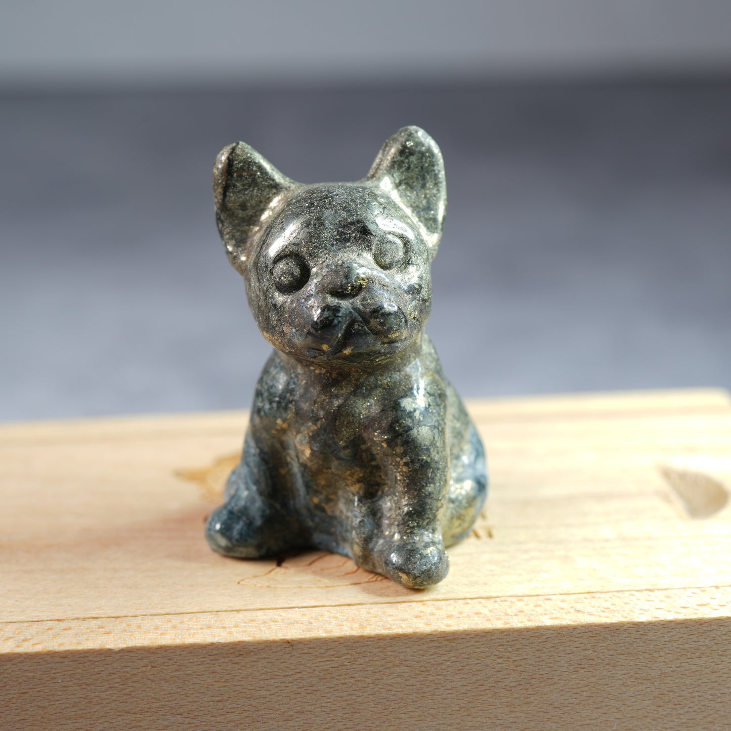 Olivine Basalt Dog - Carving