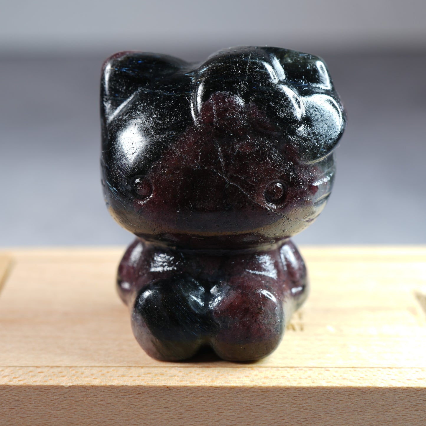 Garnet in Matrix Kitty - Carving