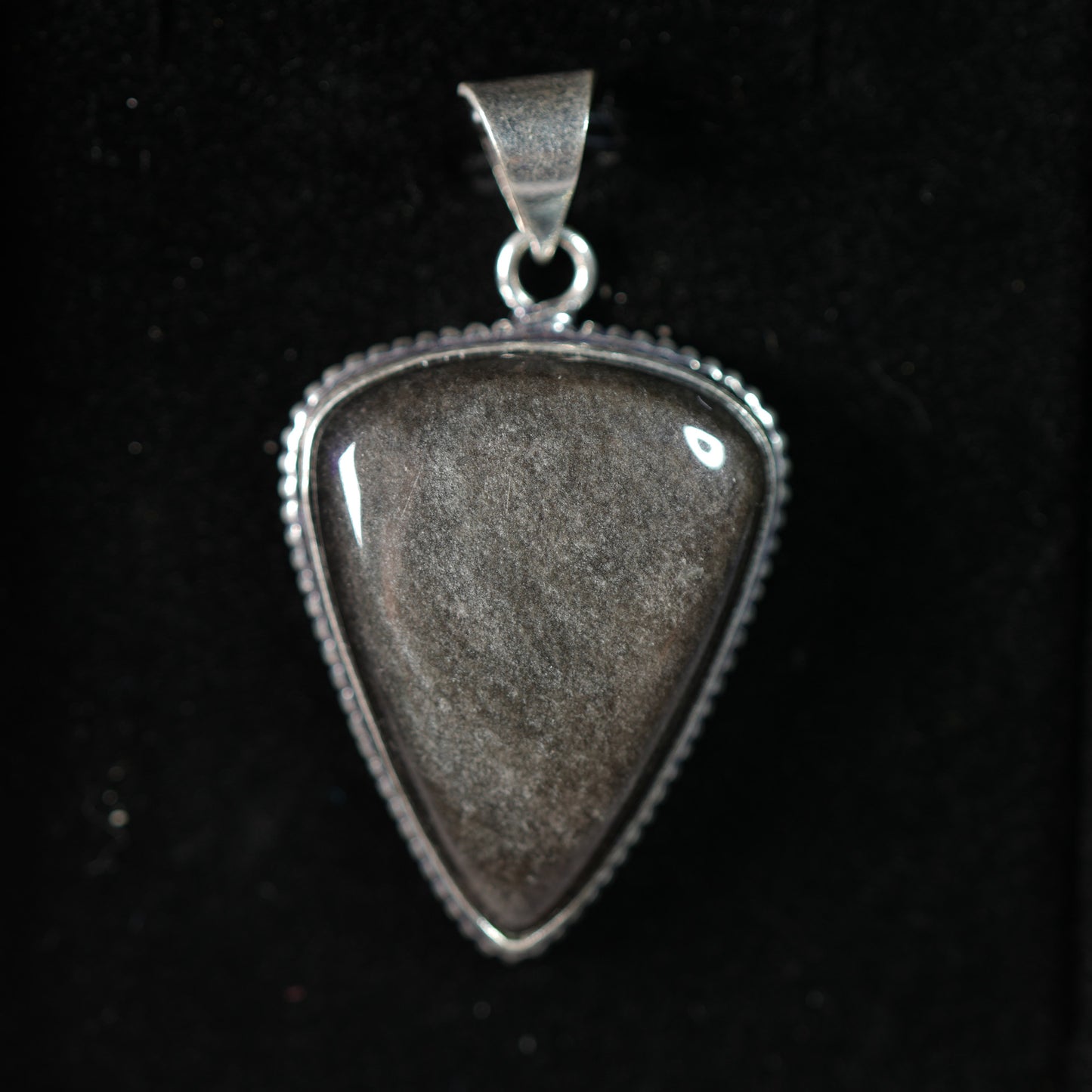 Silver Sheen Obsidian - Pendant