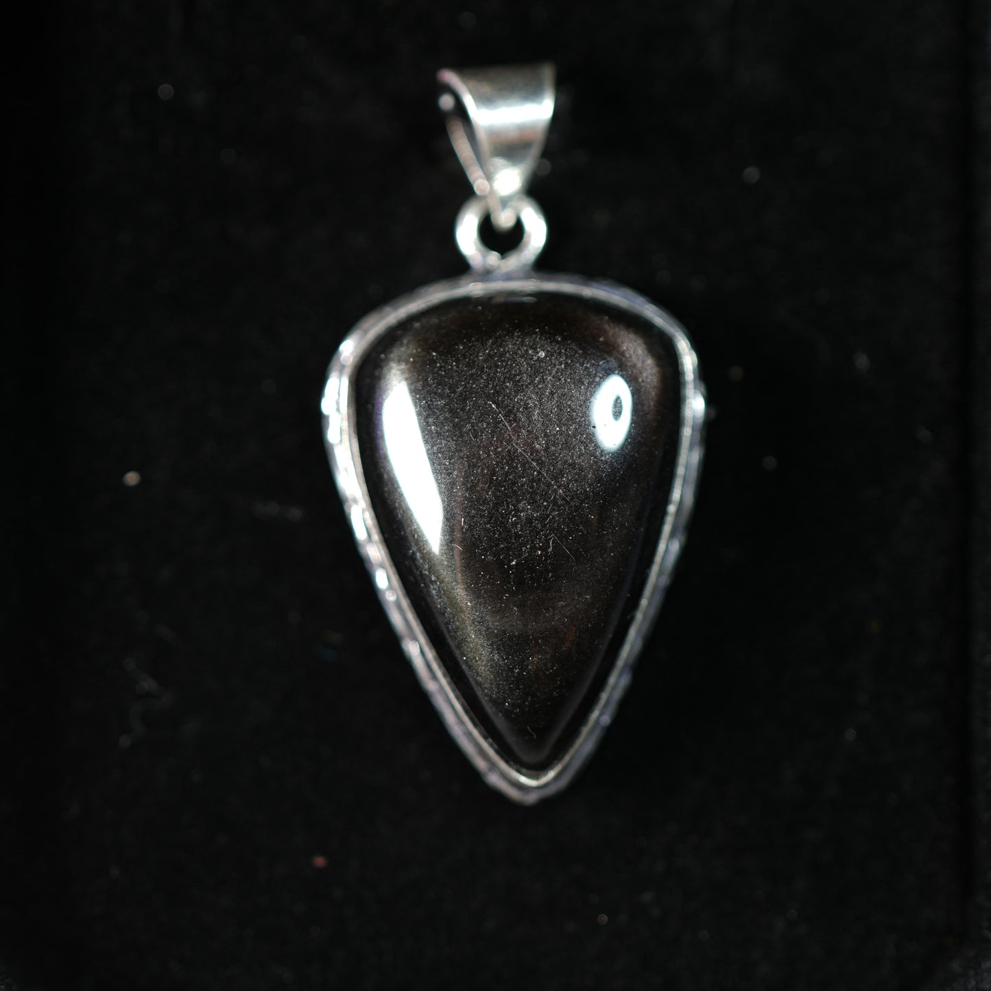 Silver Sheen Obsidian - Pendant