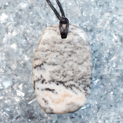 Pink Zebra Jasper - Drilled Pendant