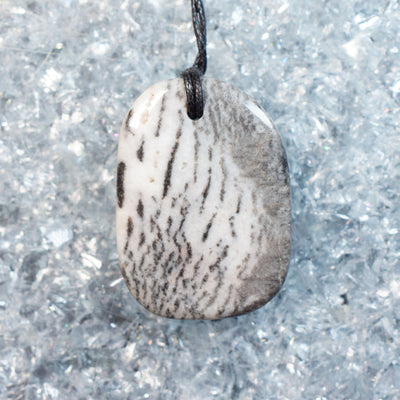 Zebra Jasper - Drilled Pendant