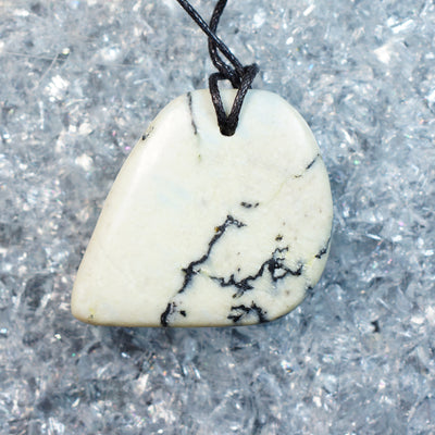 Dendritic Jasper - Drilled Pendant