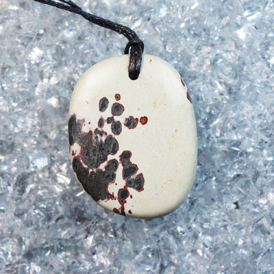 Dendritic Jasper - Drilled Pendant