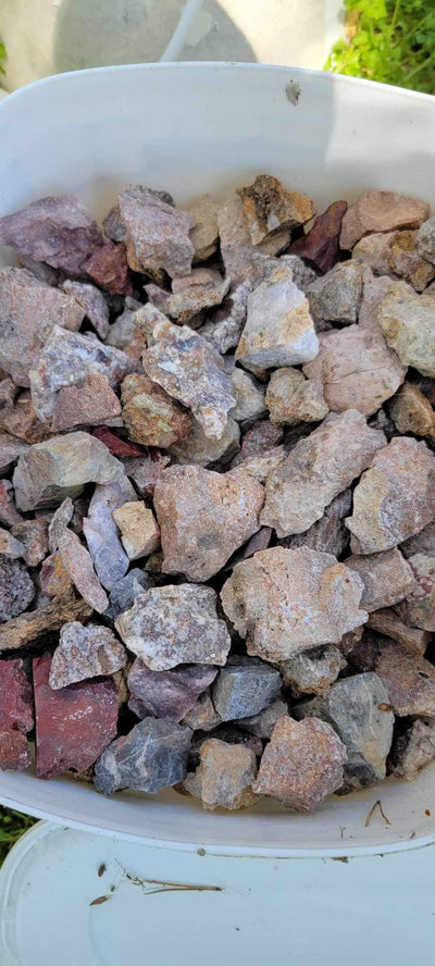 1lb Mixed Rough Rock for Lapidary & Tumbling