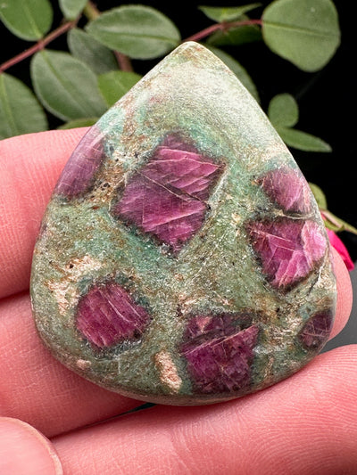 Ruby Fuschite Cabochon