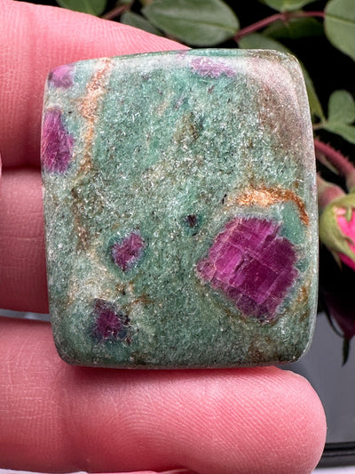 Ruby Fuschite Cabochon