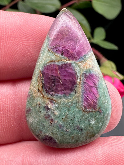 Ruby Fuschite Cabochon