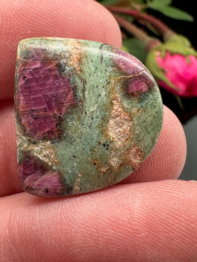 Ruby Fuschite Cabochon