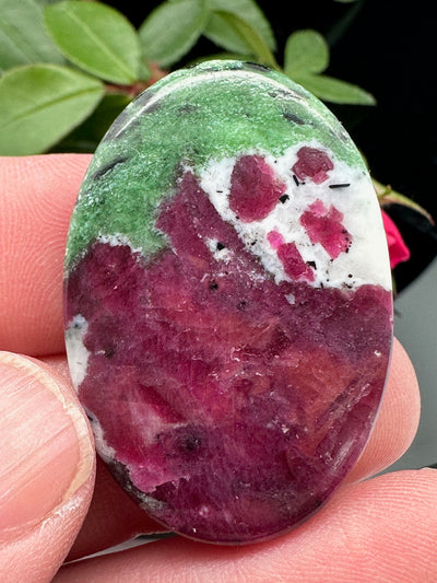 Ruby Fuschite Cabochon