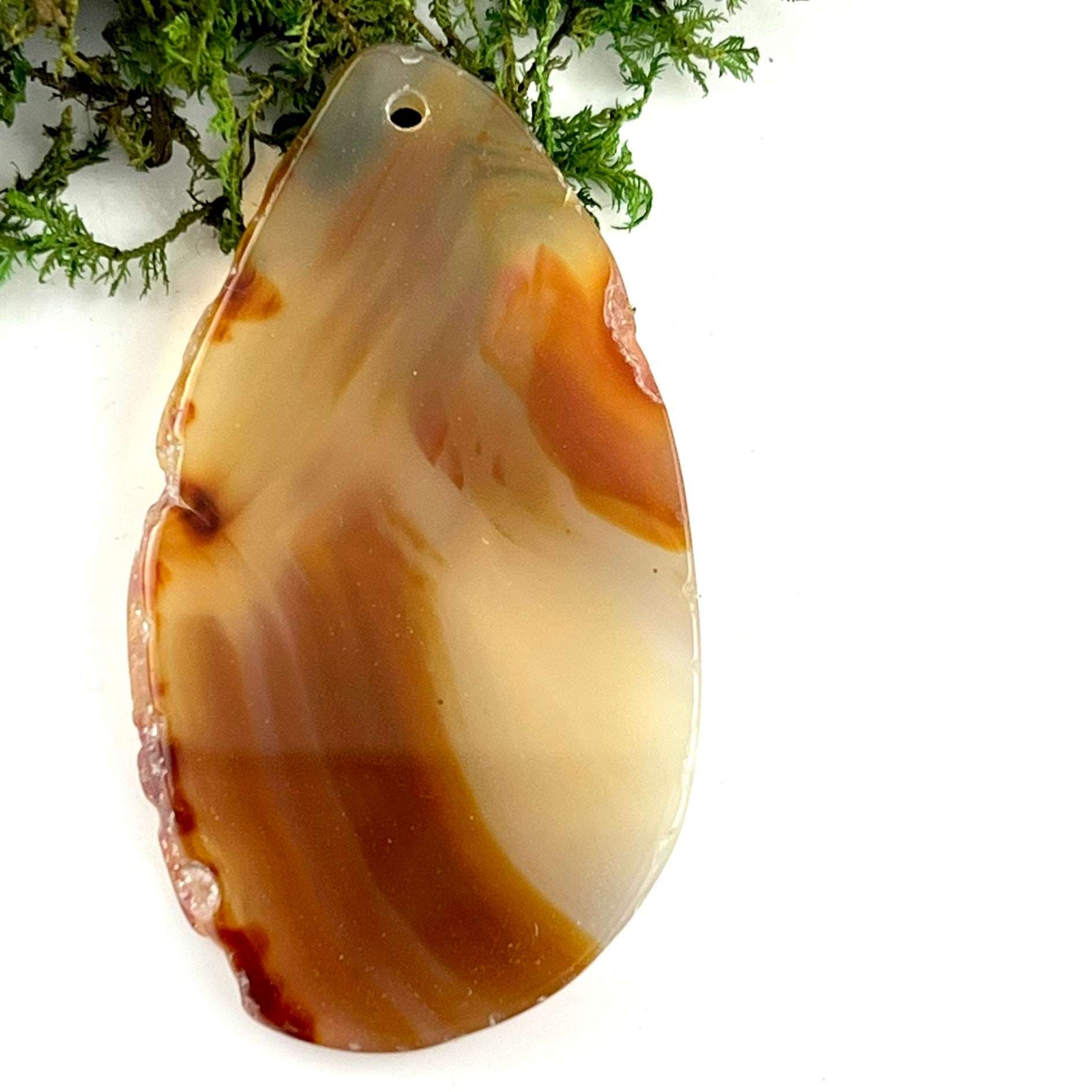 Brazilian Agate - Drilled Pendant