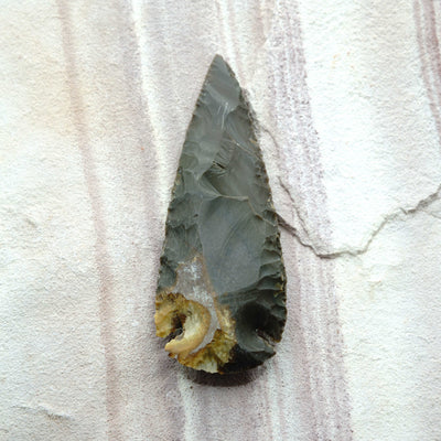 Rainbow Chert - XL Arrowhead