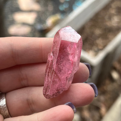 Rose Aura Quartz - Crystal