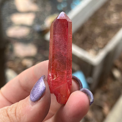 Fire Aura Quartz - Crystal