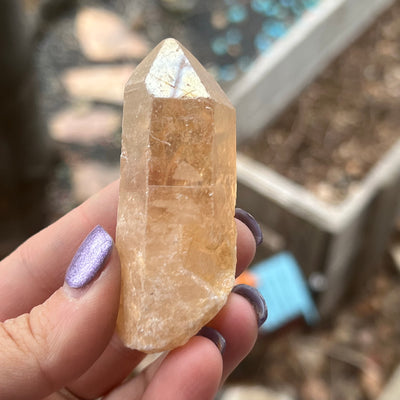 Tangerine Aura Quartz - Crystal