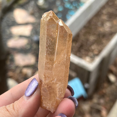 Tangerine Aura Quartz - Crystal