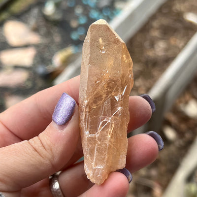 Tangerine Aura Quartz - Crystal