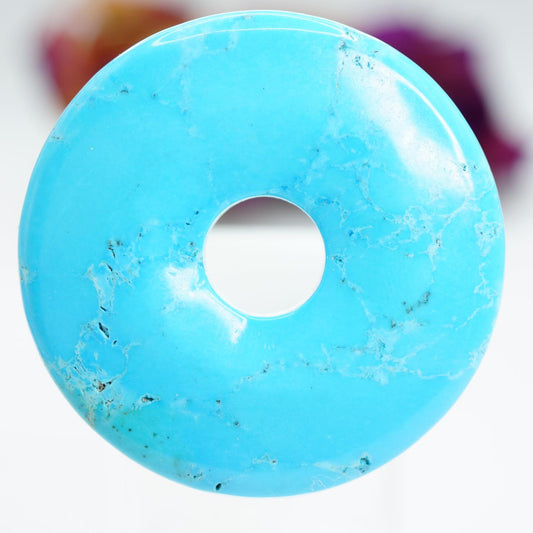 Dyed Howlite - Stone Donut or Pi Stone