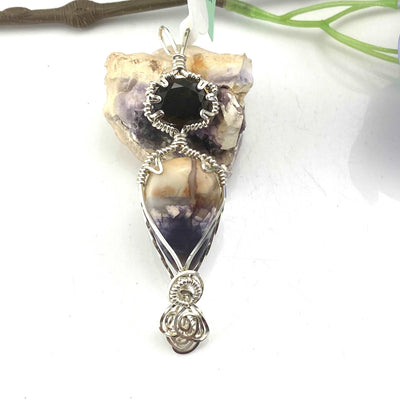 Tiffany Stone & Smoky Quartz - Pendant