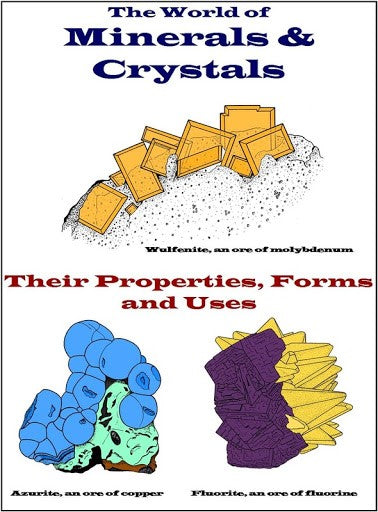 World of Minerals and Crystals - Workbook for Grades 4th-9th